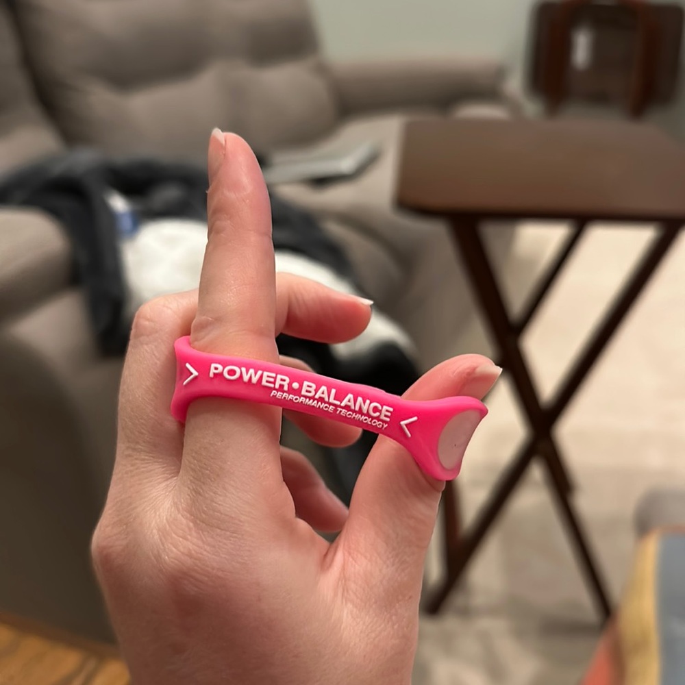 Xs power balance silicone bracelet.